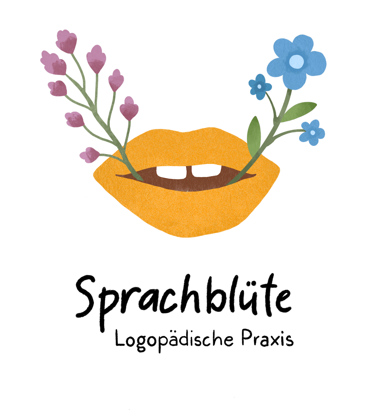 Logo der Logopädischen Praxis Sprachblüte